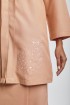 Nona Embroidered Kebarung Dusty Peach
